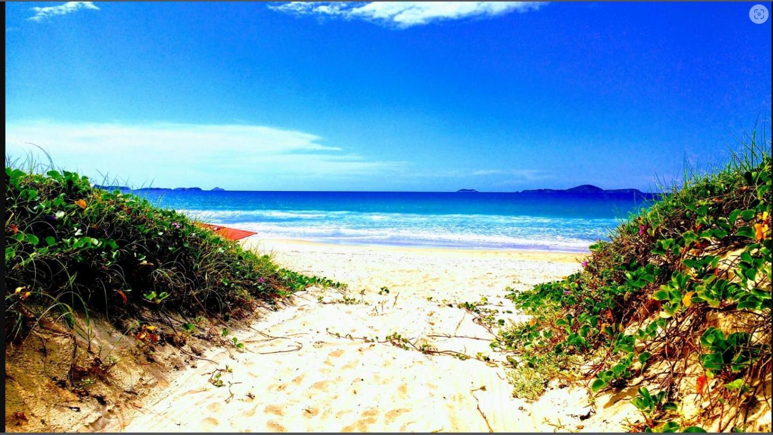 Casa Temporada De Frente Para A Praia Do Pero Cabo Frio Esterno foto